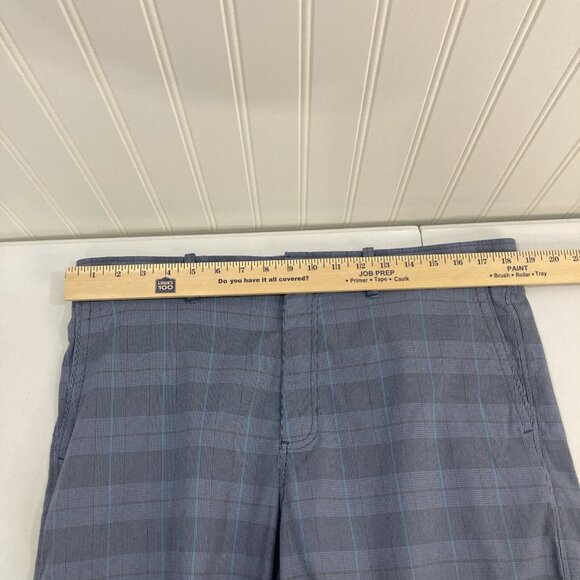 Tommy Bahama Men 36 Blue Plaid Chino Shorts - Picture 5 of 8
